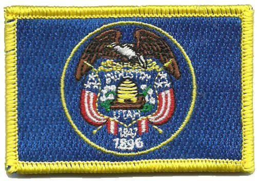 BuckUp Tactical Morale Patch Hook Utah Salt Lake City State Patches 3x2