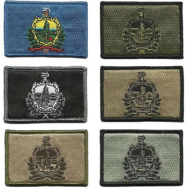 BuckUp Tactical Morale Patch Hook Vermont Montpielier State Patches 3x2