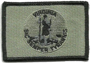 BuckUp Tactical Morale Patch Hook Virginia Richmond State Patches 3x2" - BuckUp Tactical