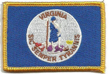 BuckUp Tactical Morale Patch Hook Virginia Richmond State Patches 3x2" - BuckUp Tactical