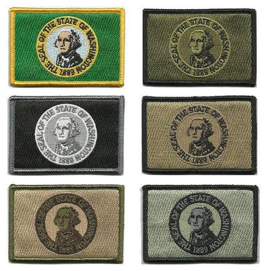 BuckUp Tactical Morale Patch Hook Washington Olympia State Patches 3x2