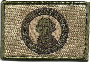 BuckUp Tactical Morale Patch Hook Washington Olympia State Patches 3x2" - BuckUp Tactical