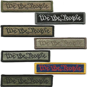 BuckUp Tactical Morale Patch Hook We The People Morale Patches 3.75x1" - BuckUp Tactical