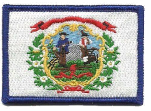 BuckUp Tactical Morale Patch Hook West Virginia Charleston State Patches 3x2