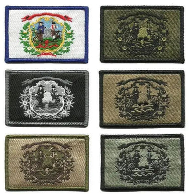 BuckUp Tactical Morale Patch Hook West Virginia Charleston State Patches 3x2