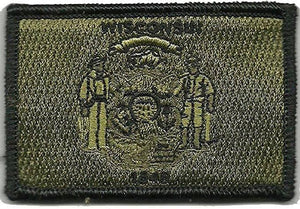 BuckUp Tactical Morale Patch Hook Wisconsin Madison State Patches 3x2".