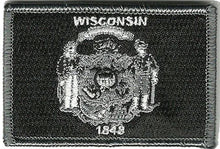 BuckUp Tactical Morale Patch Hook Wisconsin Madison State Patches 3x2".