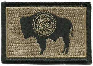 BuckUp Tactical Morale Patch Hook Wyoming Cheyenne State Patches 3x2" - BuckUp Tactical