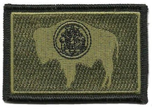 BuckUp Tactical Morale Patch Hook Wyoming Cheyenne State Patches 3x2" - BuckUp Tactical