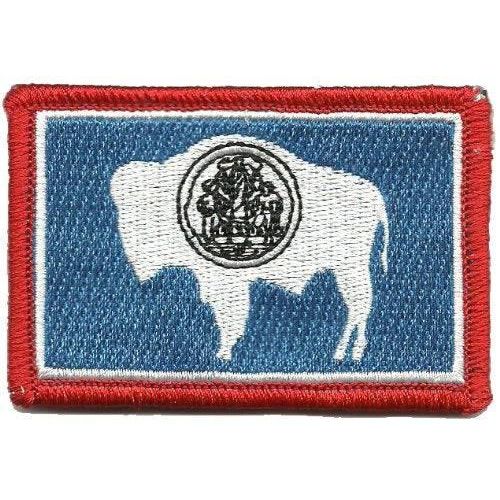 BuckUp Tactical Morale Patch Hook Wyoming Cheyenne State Patches 3x2
