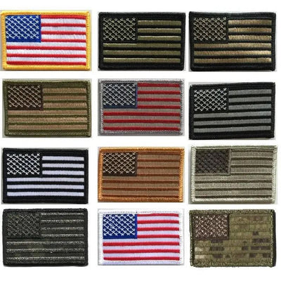 BuckUp Tactical Morale Patch HookUSA US Flag Forward Facing Patches 3x2".
