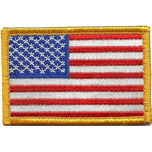 BuckUp Tactical Morale Patch HookUSA US Flag Forward Facing Patches 3x2