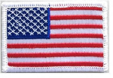 BuckUp Tactical Morale Patch HookUSA US Flag Forward Facing Patches 3x2" - BuckUp Tactical