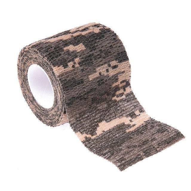 Camouflage Stealth Tape Army Camo Tape Wrap Military Training Outdoor Camping Shooting Accessories 5 X 4.5CM - BuckUp Tactical
