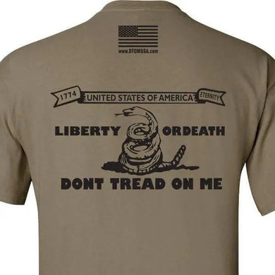 COYOTE CULPEPER T-SHIRT Liberty Or Death Dont Tread on Me S M L XL 2XL 3XL 4XL 5XL.