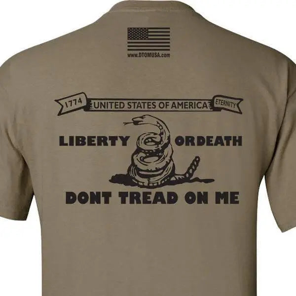 COYOTE CULPEPER T-SHIRT Liberty Or Death Dont Tread on Me S M L XL 2XL 3XL 4XL 5XL - BuckUp Tactical