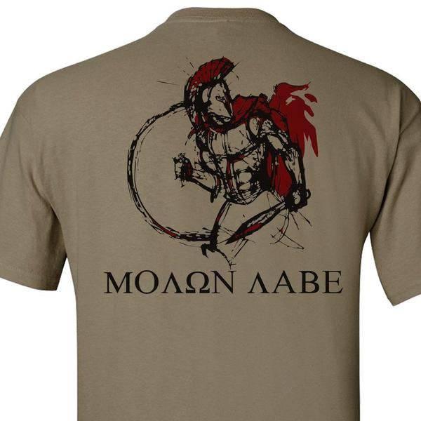 COYOTE SPARTAN WARRIOR T-SHIRT S M L XL 2XL 3XL 4XL 5XL - BuckUp Tactical