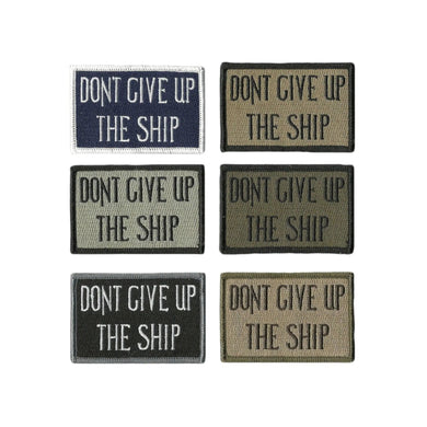 Don't Give Up The Ship Patches 3x2