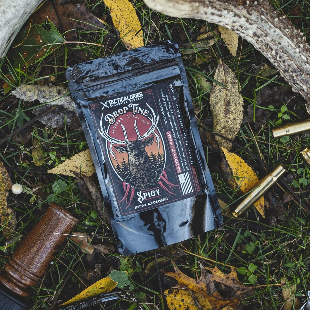 DROP TINE | SPICY SEASONING [PERFECT FOR JERKY & SAUSAGE] 5 OZ.