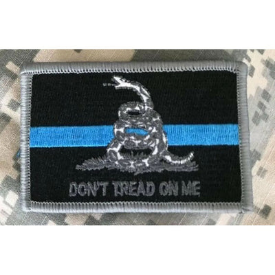 DTOM Don't Tread On Me Thin Blue Line Morale 3x2".