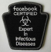 Facebook FB Experts in Infectious disease Morale Funny Patches 3x2" - BuckUp Tactical