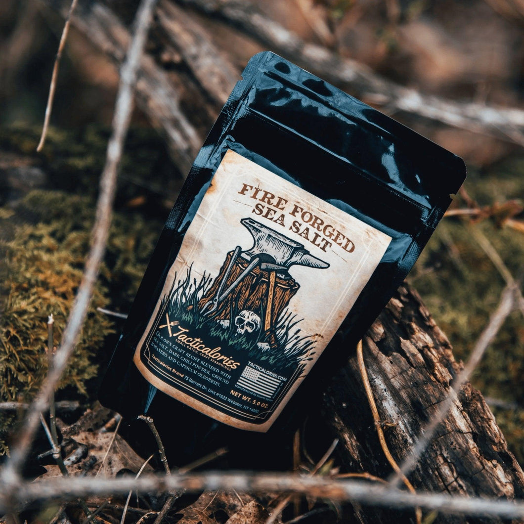 FIRE FORGED SEA SALT | PREMIUM SPICY SEA SALT BLEND - 5 oz - BuckUp Tactical
