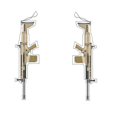 FN SCAR DESERT TAN TACTICAL AIR FRESHENER.
