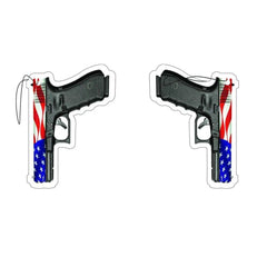 G17 RED WHITE AND BLUE AMERICAN FLAG PISTOL AIR FRESHENER