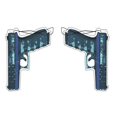 G17 "THIN BLUE LINE" BLUE AMERICAN FLAG PISTOL AIR FRESHENER.