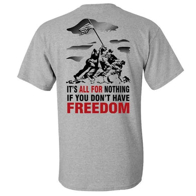 IWO JIMA ATHLETIC GREY T-SHiRT S M L XL 2XL 3XL 4XL 5XL.