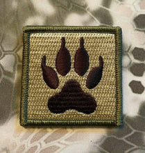 K9 K-9 PAW WOLF TRACKER Velcro Morale Tactical Patches 2" - BuckUp Tactical