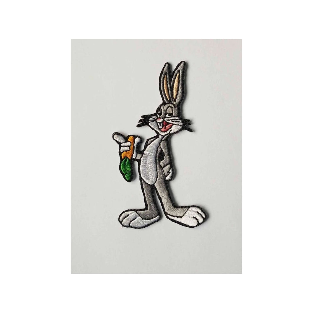LOONEY TUNES CHARCATERS BUGS BUNNY MARVIN THE MARTIAN ELMER FUDD DIECUT VELCRO PATCHES.