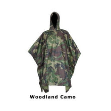 Outdoor camping jungle Hunting 3 in 1 Tactics Camouflage Bionic Military Raincoat Poncho Backpack Rain Cover Tent Mat Awning - BuckUp Tactical