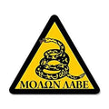 Triangle Gadsden Molon Labe 3.5