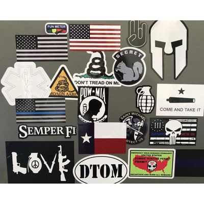 patches and decals at wholesale prices 1$ Dollar Decals Limited Time - 20+ Designs - You Choose - dont tread on me Always Free Shipping.