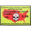 Zombie Permit 3.5x5