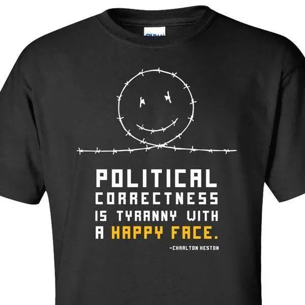 PC HAPPY FACE BLACK T-SHIRT S M L XL 2XL 3XL 4XL 5XL.