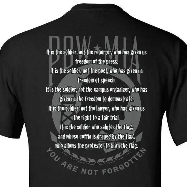 POW TRIBUTE SHIRT S M L XL 2XL 3XL 4XL 5XL.