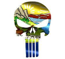 Punisher Skull Montana Flag Window Decal Sticker Graphic - Multiple Sizes - BuckUp Tactical