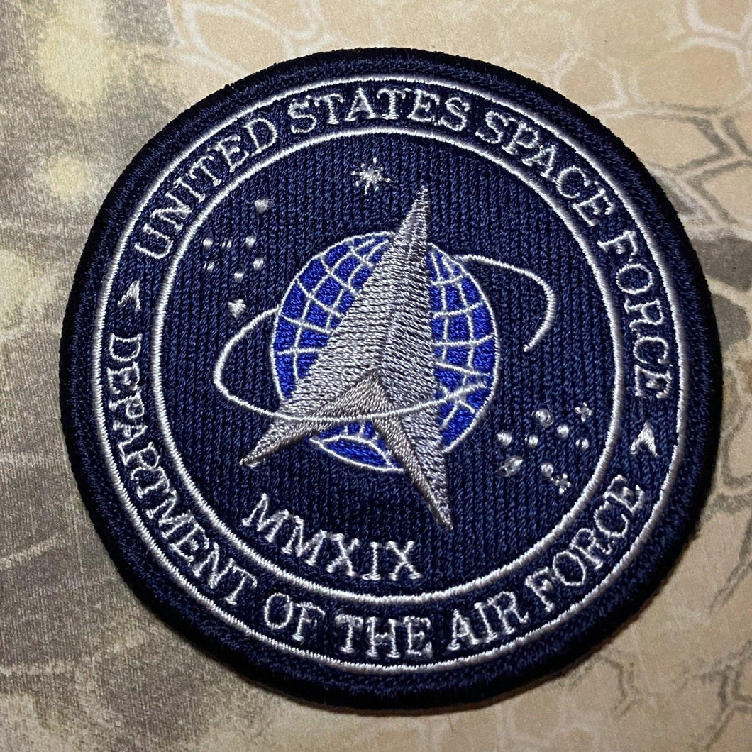Space Force Logo Seal Funny Morale Velcro Hook Backing 3