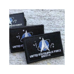 Space Force Seal Funny Morale Hook Backing 3x2"