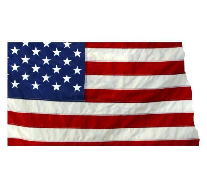 State of North Dakota Realistic American Flag Window Decal - Various Sizes - BuckUp Tactical