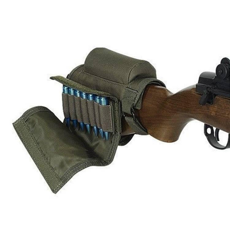 Tactical Buttstock Cheek Rest | Ammo Carrier Case - BuckUp Tactical