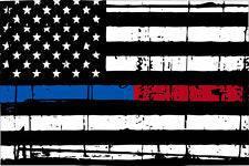 Thin Blue Red line decal - State of Colorado tattered Flag Decal - Various Sizes - BuckUp Tactical