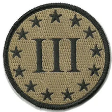 BuckUp Tactical Morale Patch Hook 3% III% Three Percenter Circled Patches 3" | BuckUp Tactical