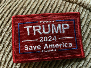 Trump 2024 Save America Great Morale 3x2" - BuckUp Tactical