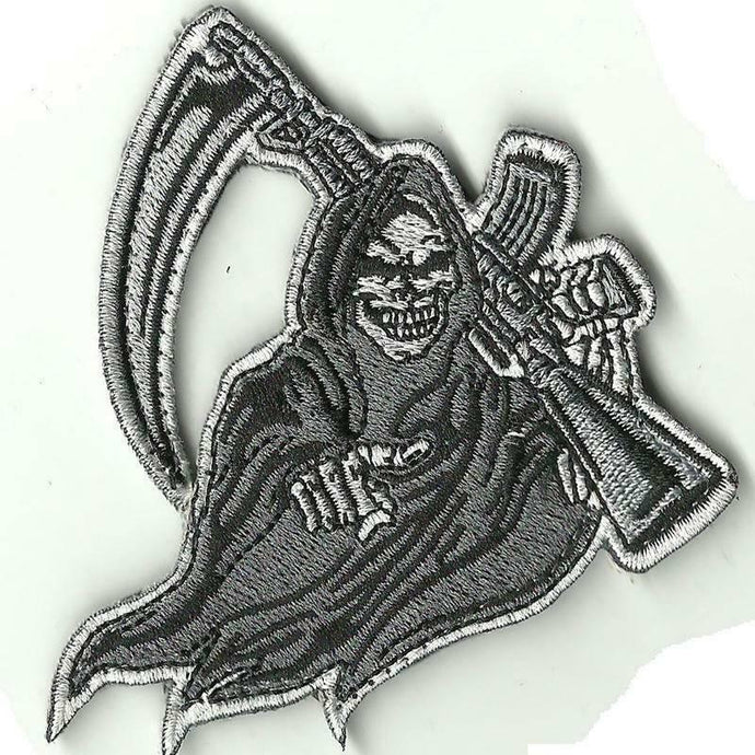 VELCRO® Brand Hook Backing Grim Reaper Rifle Funny Morale 3