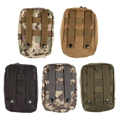 Waterproof Nylon Tactical Molle System Waist Bag Medical Military First Aid Nylon Sling Pouch  2017 Free Shipping.