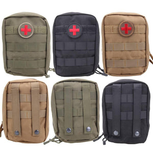 Waterproof Nylon Tactical Molle System Waist Bag Outdoor Sports Medical Military First Aid Sling Pouch Emergency Bag - BuckUp Tactical