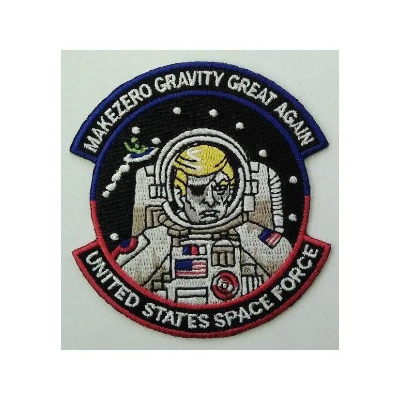 we want you uncle sam Space Force Funny Patches Morale Funny Patches 3x2